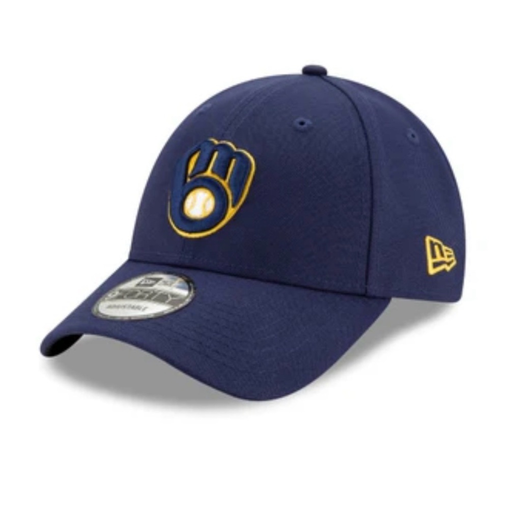 NWT New Era 9Forty Milwaukee Brewers MLB Baseball Hat Cap Stitched Adjustable